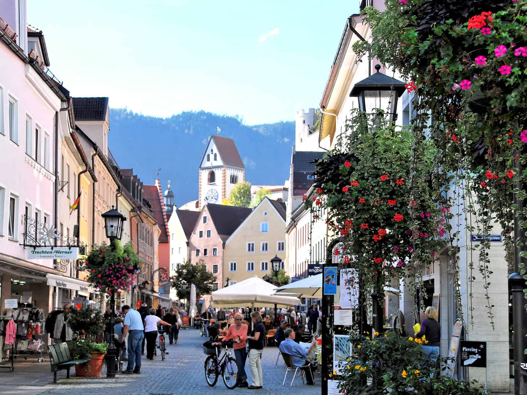 Besuch der Stadt Füssen